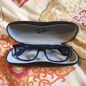 Matte Blue Rayban Frames